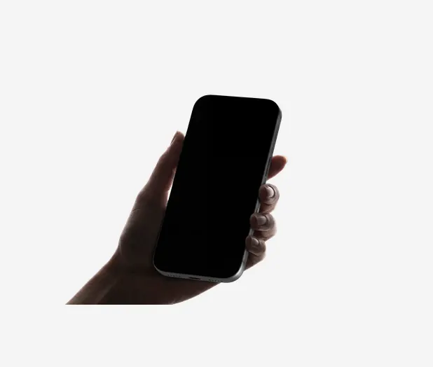 Мокап iPhone — В руке, наклон