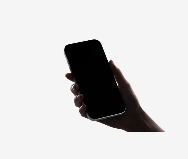 Мокап iPhone — В руке, сбоку