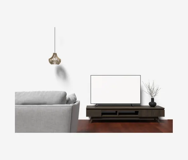 Мокап Smart TV — Гостиная