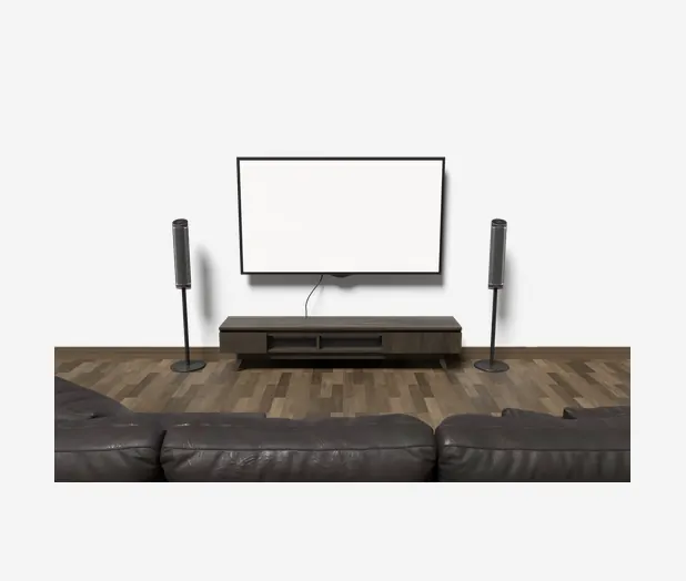 Мокап Smart TV — На стене